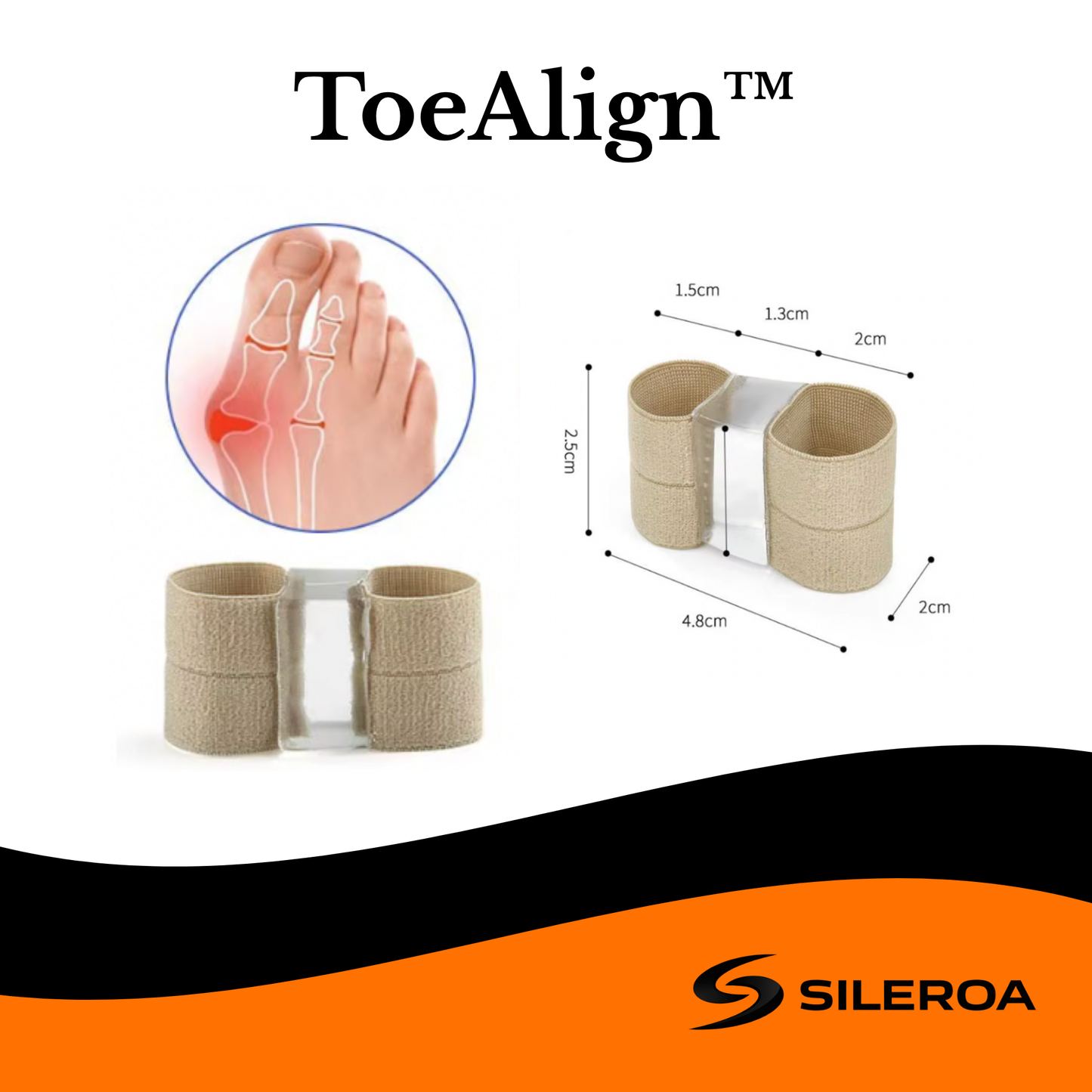 ToeAlign™ | Corrector de Juanetes
