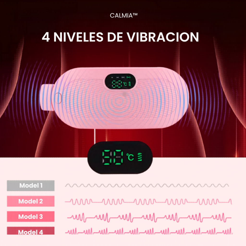 CALMIA™ — Adiós al dolor menstrual.