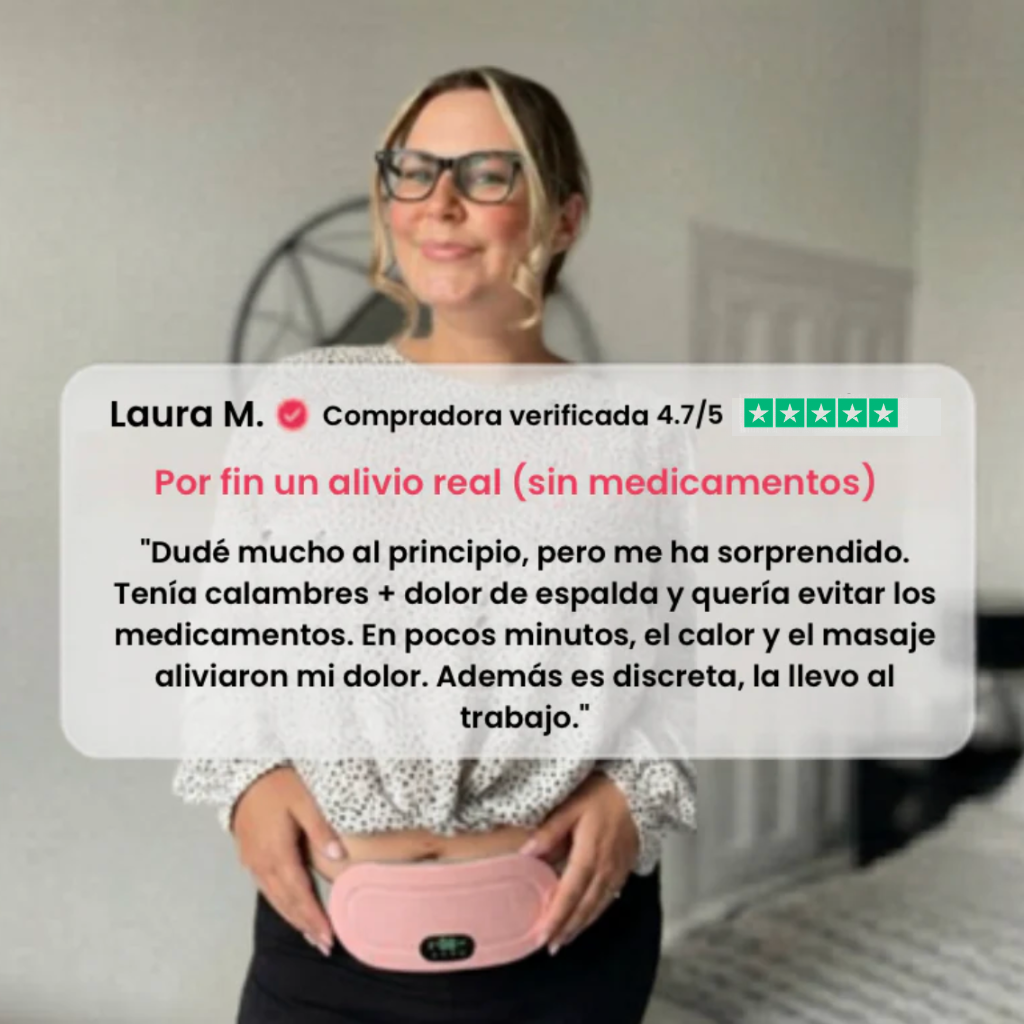CALMIA™ — Adiós al dolor menstrual.