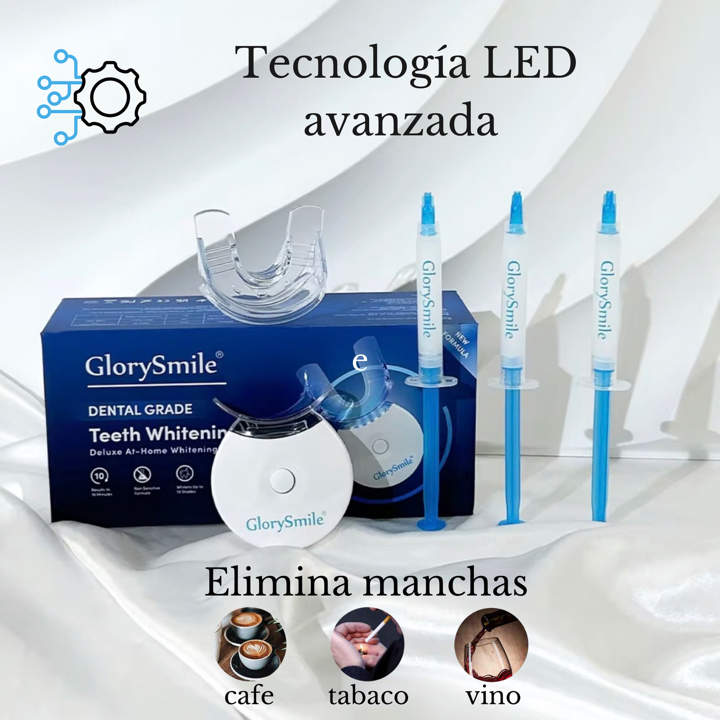 GlorySmilePro™ | Kit de Blanqueamiento Dental LED Profesional